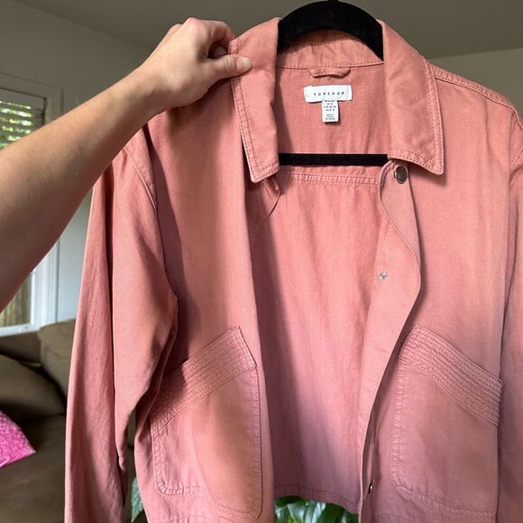 Topshop Button Up Jacket - Picture 5 of 6